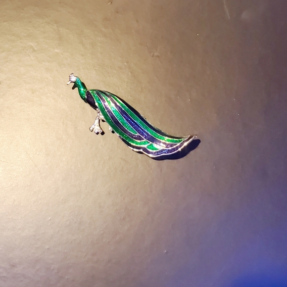 Vintage Peacock Brooch - Picture 4 of 7
